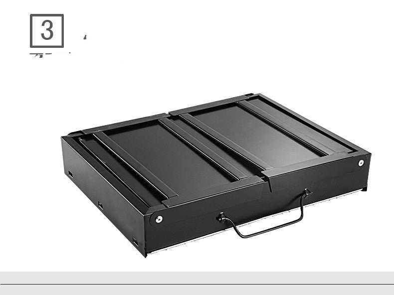 Churrasqueira de Carvão Portátil e Dobrável para Exterior