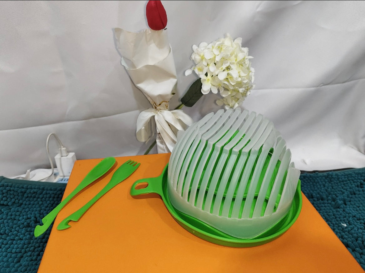 Cortador de Saladas, Frutas e Legumes com Proteção de Segurança